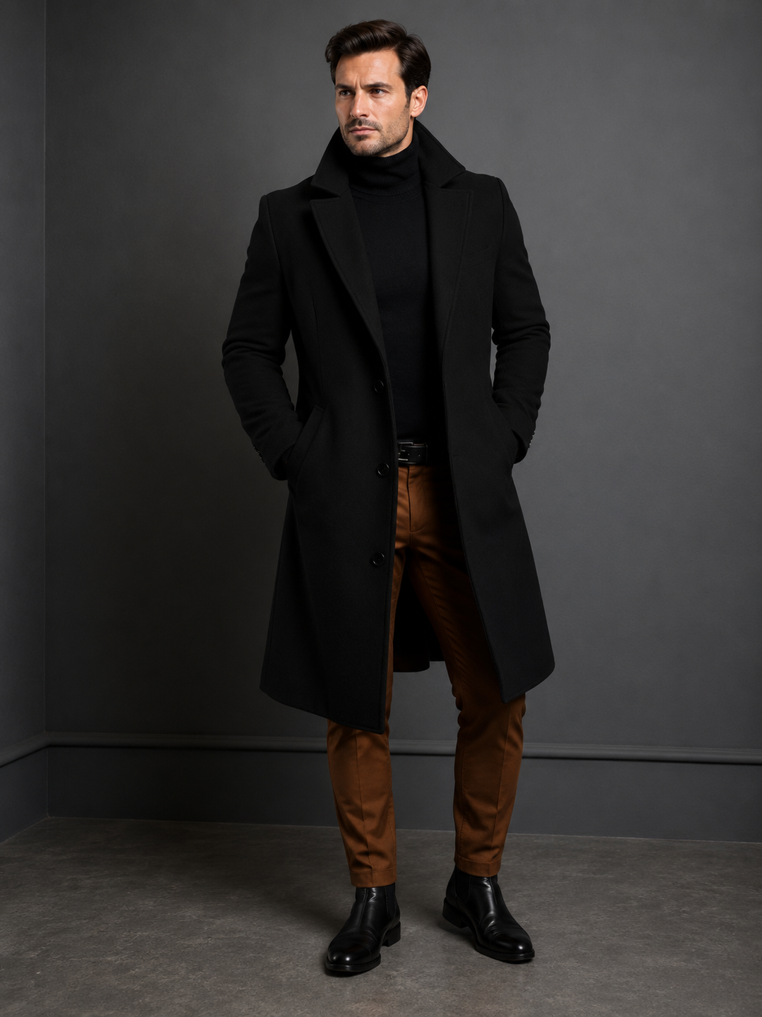 Manteau en laine pour homme Westbridge | Manteau d'hiver classique, chaud et résistant 0