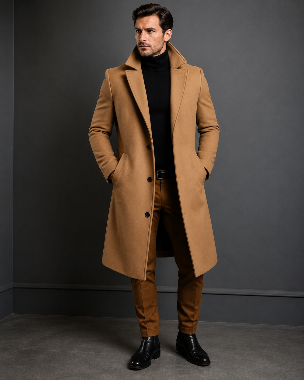 Manteau en laine pour homme Westbridge | Manteau d'hiver classique, chaud et résistant 1