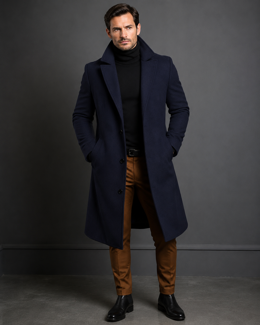 Manteau en laine pour homme Westbridge | Manteau d'hiver classique, chaud et résistant 2