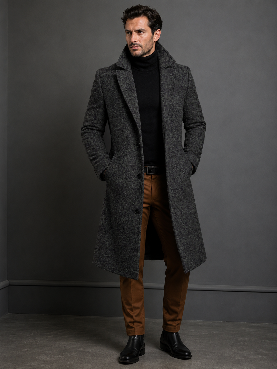Manteau en laine pour homme Westbridge | Manteau d'hiver classique, chaud et résistant 3