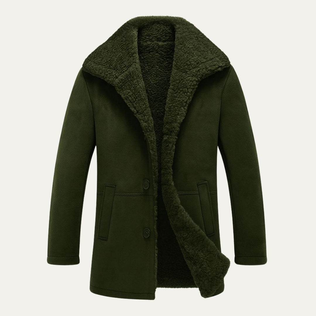 Manteau en peau lainée Aspen – Manteau d'hiver classique pour homme 3