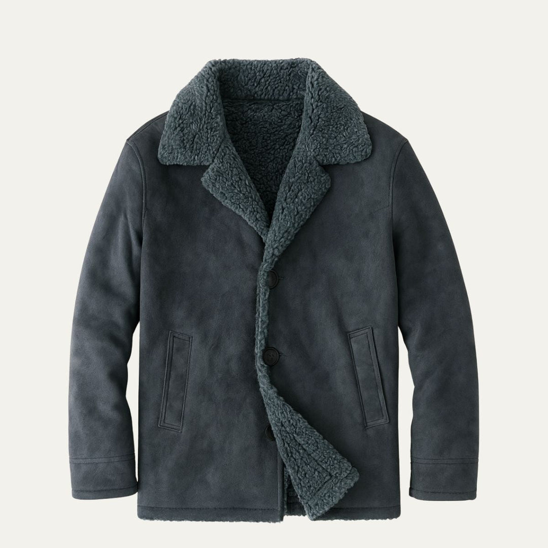Manteau en peau lainée Aspen – Manteau d'hiver classique pour homme 5