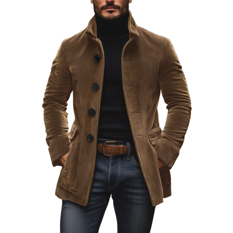 Manteau homme boutonné | Coupe structurée et polyvalente