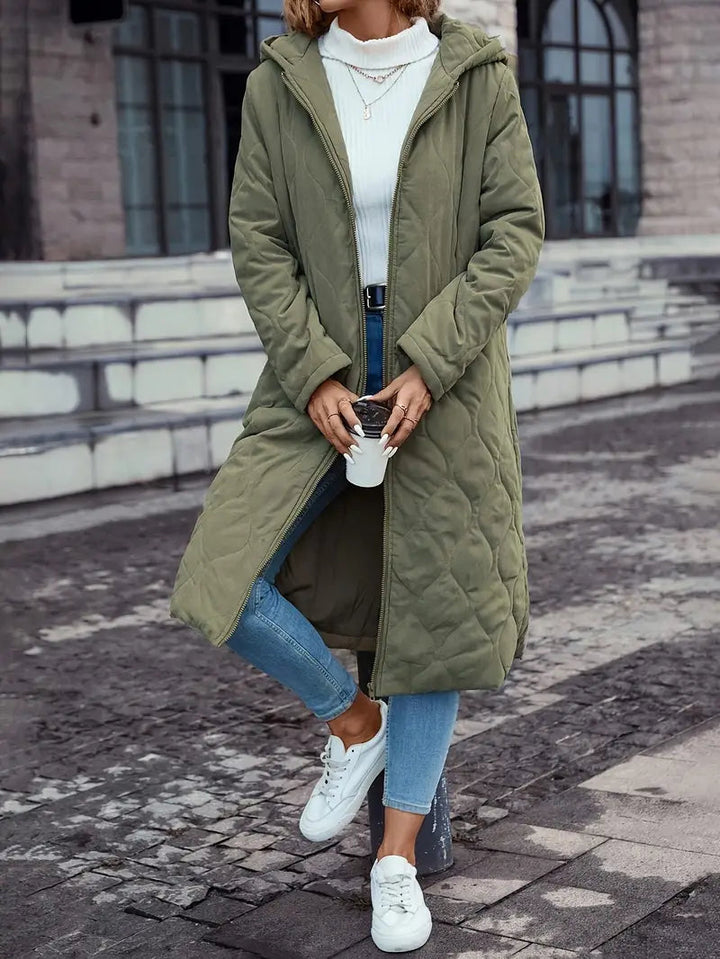 Manteau matelassé pour femme | Capuche à manches longues 2