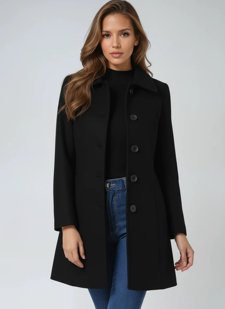 Manteaux Trench d’Hiver pour Femmes à Simple Boutonnage 0