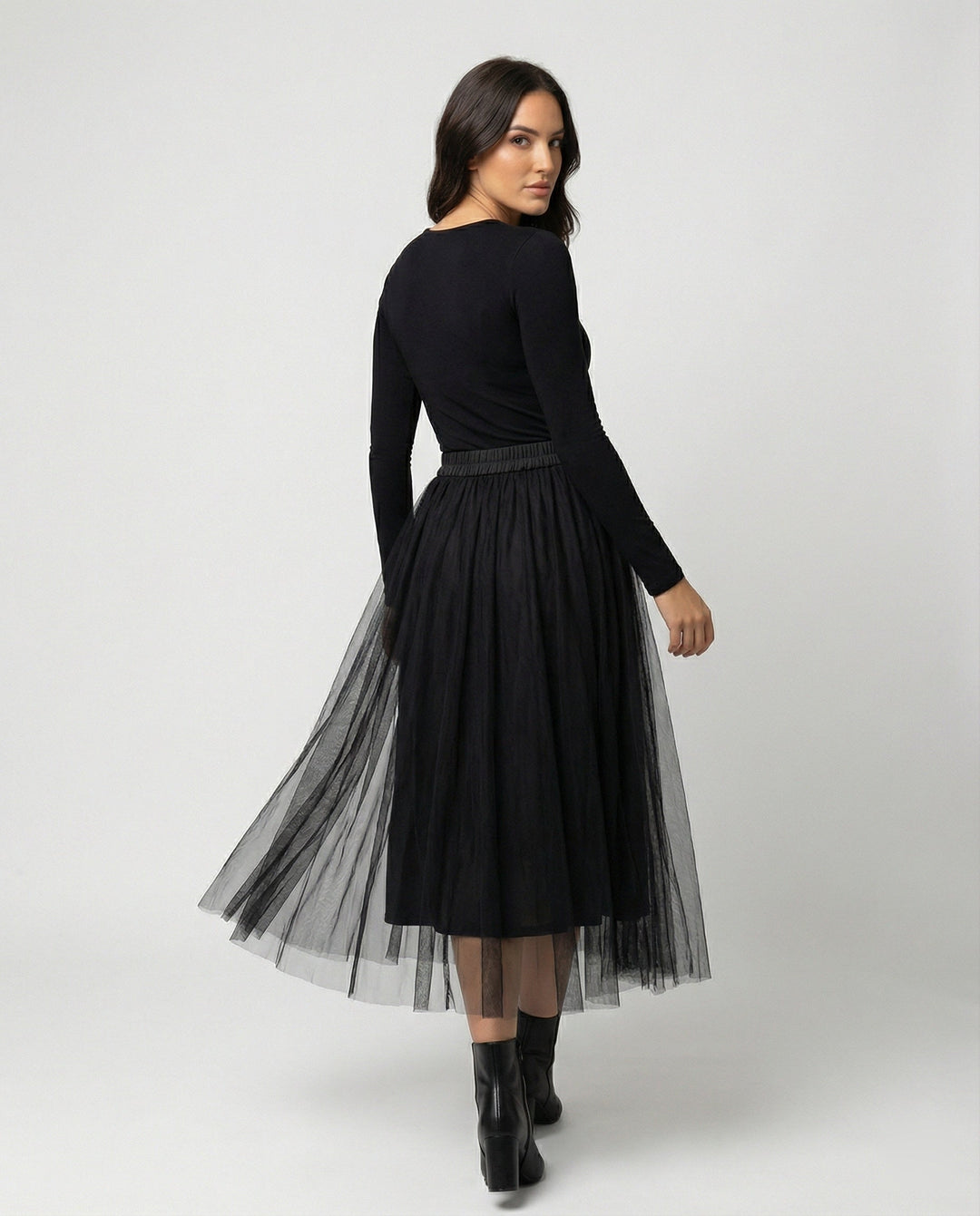 Martina | Jupe maxi élégante à taille haute et coupe fluide 5