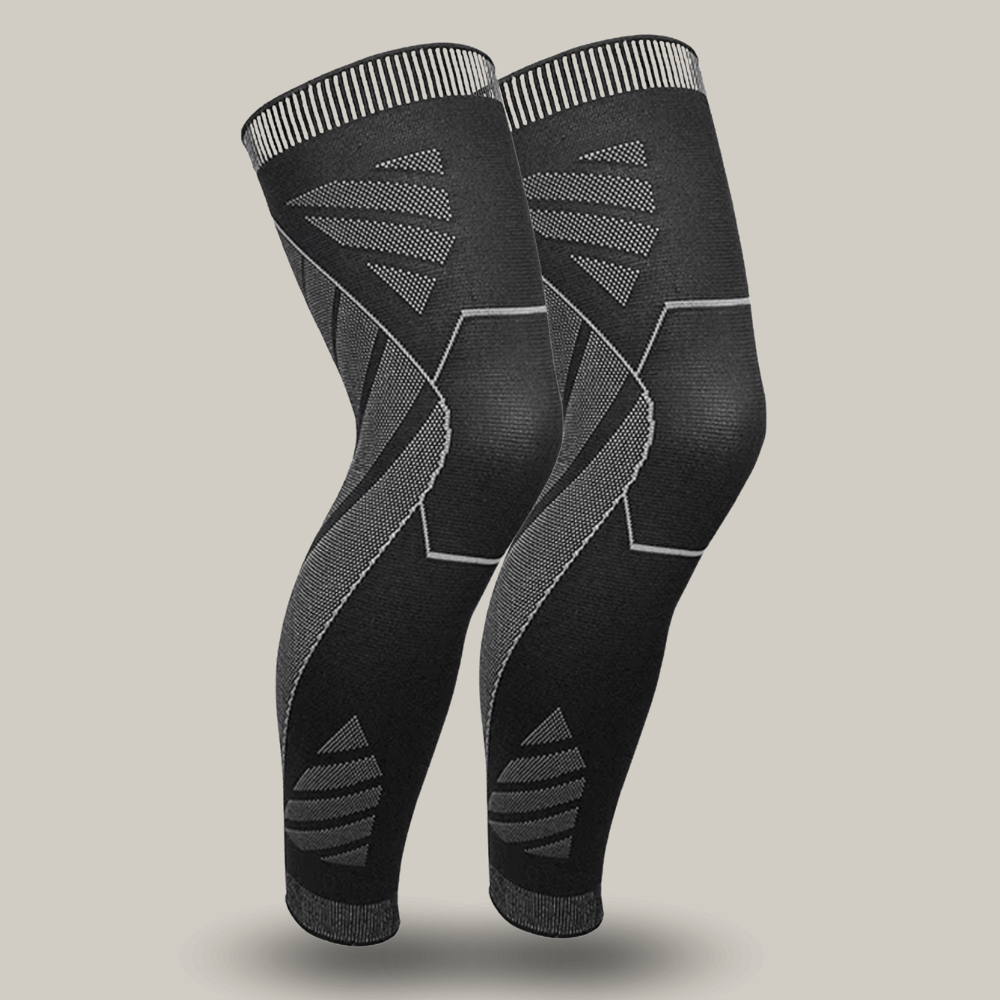 Manchon de compression mollet usage sportif tissu respirant