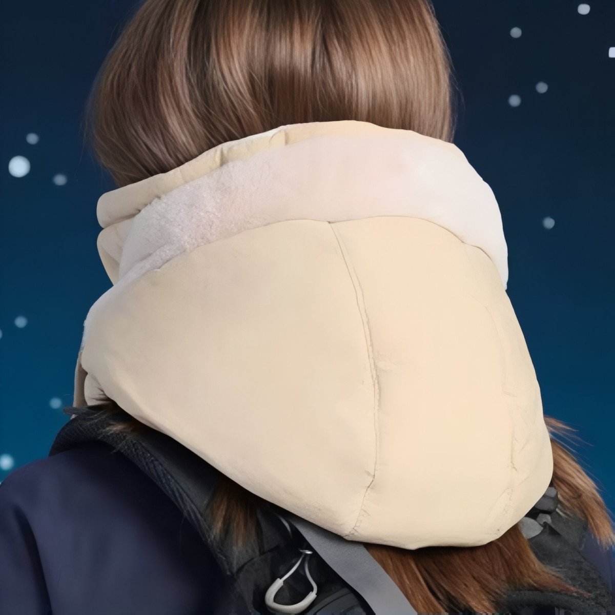 Cagoule thermique unisexe doublée usage hiver résistante à l’eau