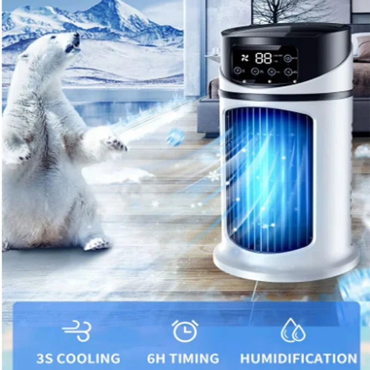 Mini climatiseur – Climatiseur compact avec réservoir d'eau et minuterie 4