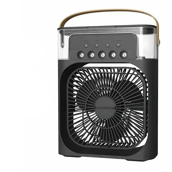 Mini refroidisseur d'air – Refroidisseur d'air de table USB avec fonction brumisation et 3 réglages 0