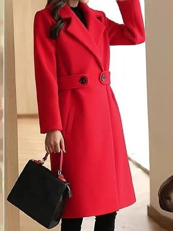 Mira Manteau Hiver Femme | Ceinturé, Boutonné, Élégan 4