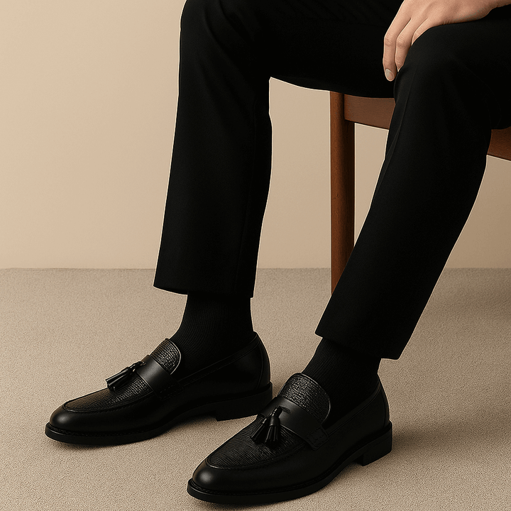 Mocassins Tissés Élégants | Pompons Subtils 2