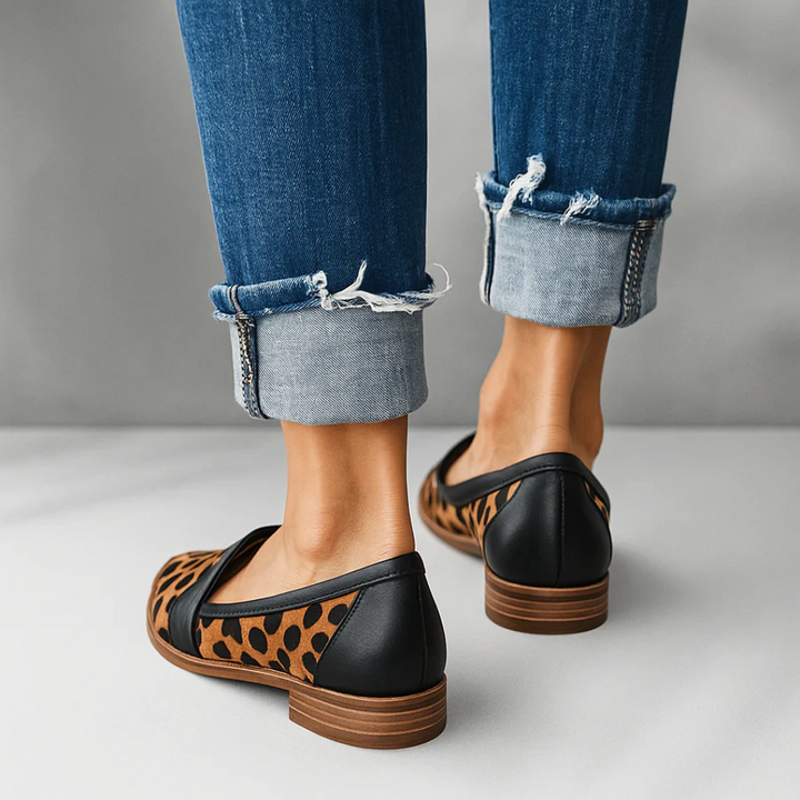 Mocassins en daim à bout pointu pour femmes 4