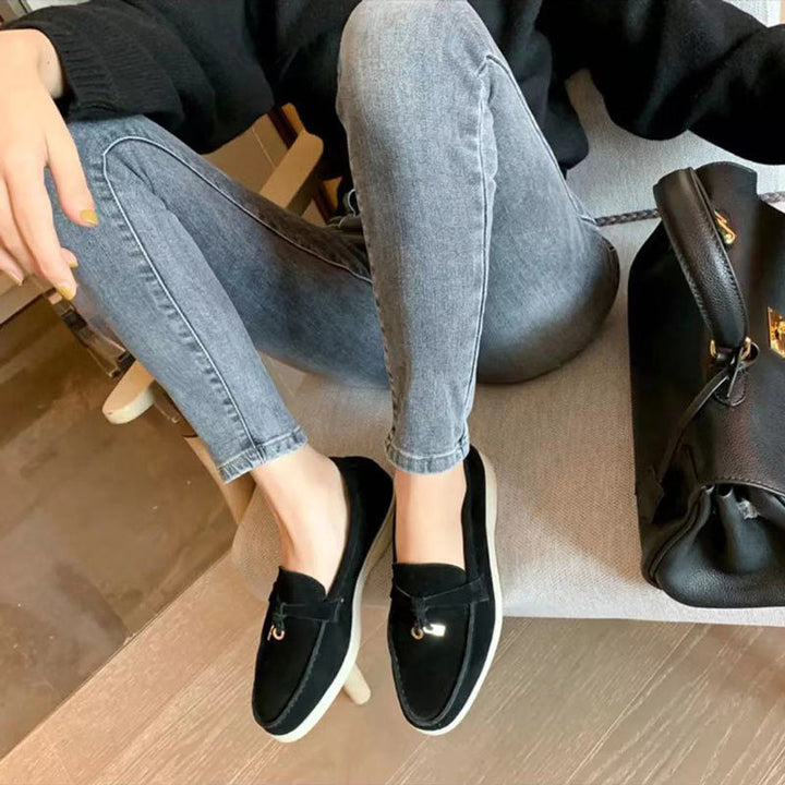 Mocassins pour femmes | Semelle plate à enfiler 0