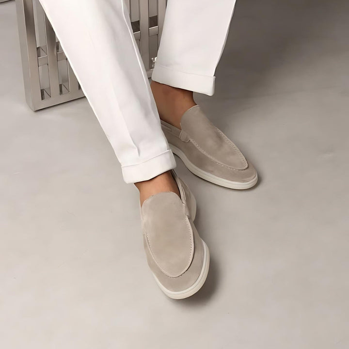 Mocassins homme a enfiler usage quotidien bureau semelle plate