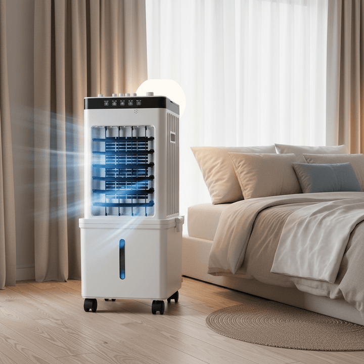 NOVACOOL – Rafraîchisseur d'air 3 en 1 – Ventilateur et humidificateur en un 0