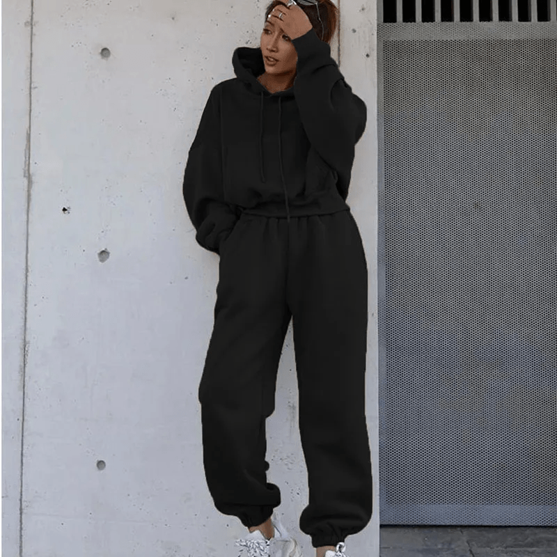 Nadia | Survêtement femme | Sweat à capuche en coton, coupe moderne et confort sportif 5