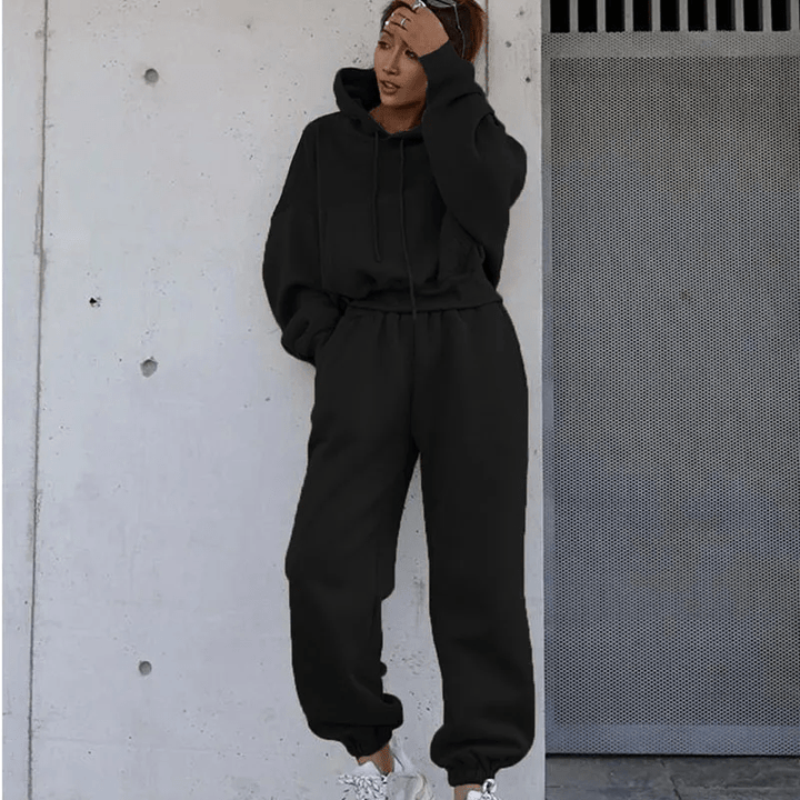 Nadia | Survêtement femme | Sweat à capuche en coton, coupe moderne et confort sportif 5