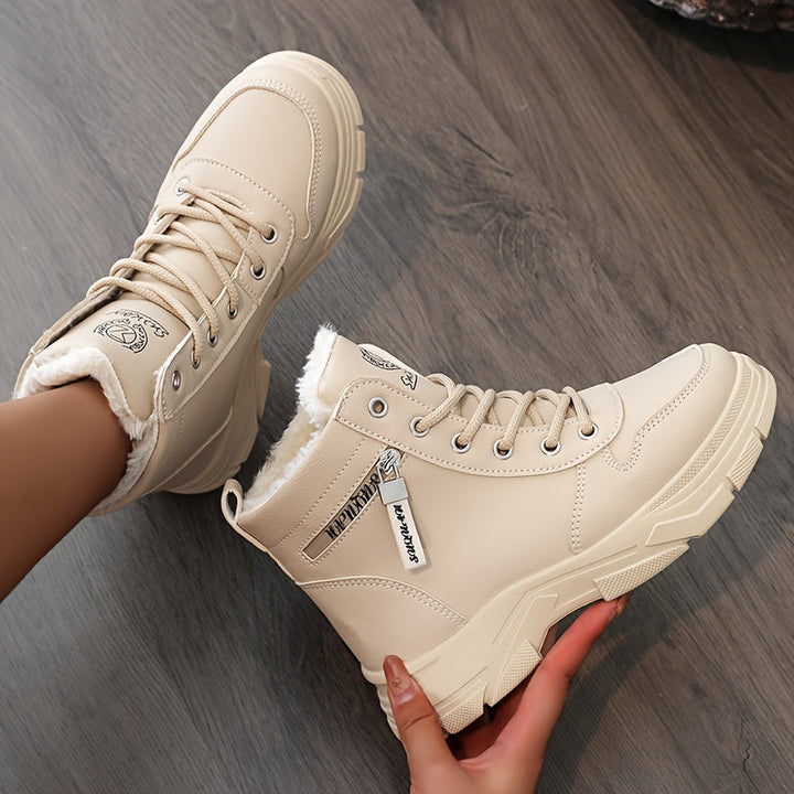 Bottines femme doublure chaude usage hivernal confortable