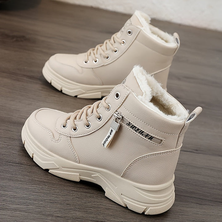 Bottines femme doublure chaude usage hivernal confortable