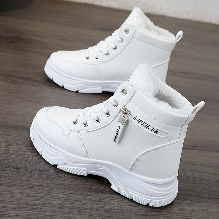 Bottines femme doublure chaude usage hivernal confortable