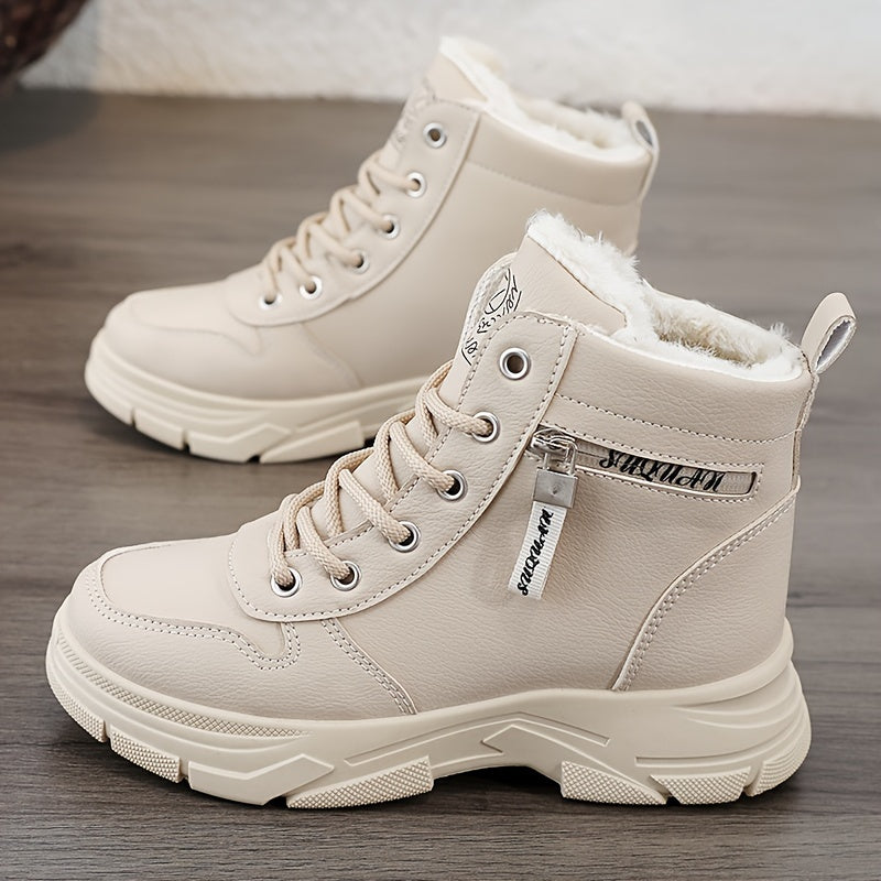Bottines femme doublure chaude usage hivernal confortable