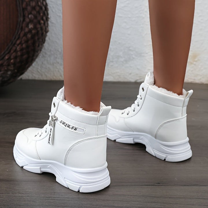 Bottines femme doublure chaude usage hivernal confortable