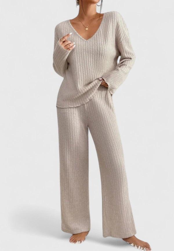Nora | Ensemble de détente en maille pour femme | Doux, confortable et élégant 1