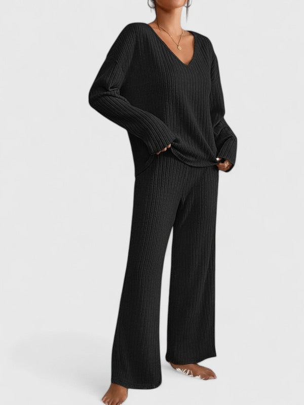 Nora | Ensemble de détente en maille pour femme | Doux, confortable et élégant 2