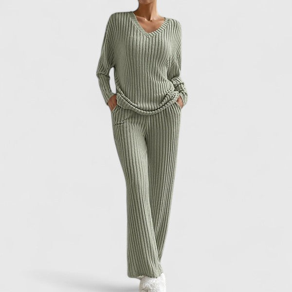 Nora | Ensemble de détente en maille pour femme | Doux, confortable et élégant 4