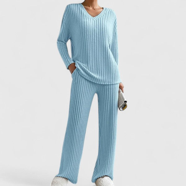Nora | Ensemble de détente en maille pour femme | Doux, confortable et élégant 7