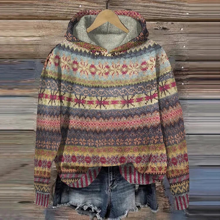 Olivia - Pull automne chaud vintage femme 0
