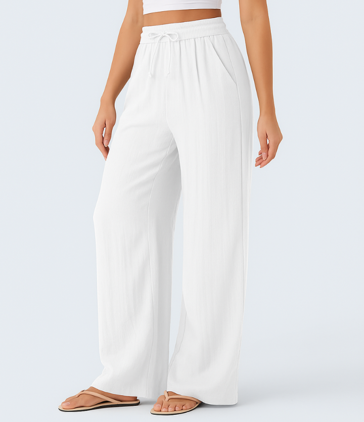 Lisa | Pantalon en Lin Confortable et Aéré avec Jambes Élégantes | 1+1 Gratuit