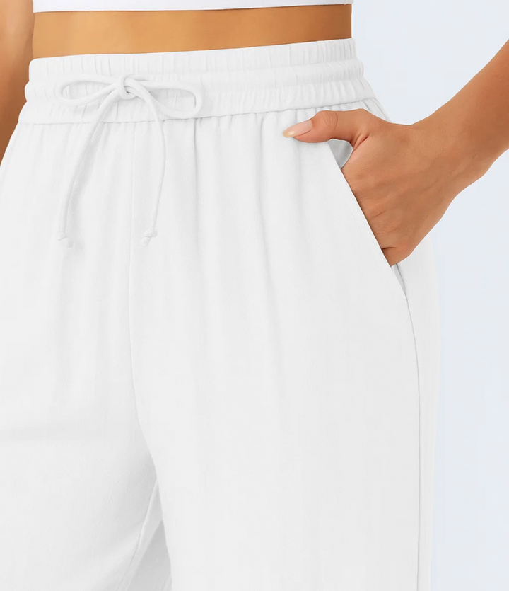 Lisa | Pantalon en Lin Confortable et Aéré avec Jambes Élégantes | 1+1 Gratuit