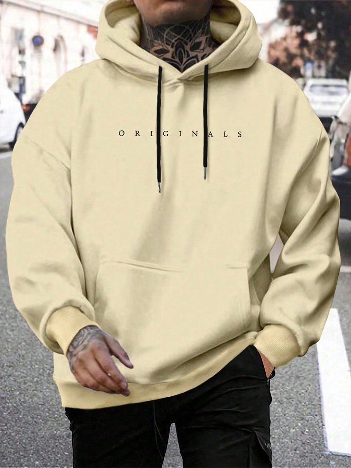 Originals | Sweat-shirt à capuche pour homme avec imprimé lettres 0