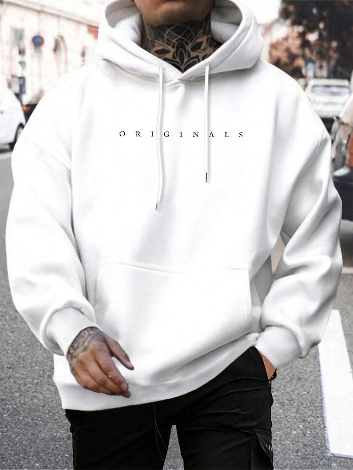 Originals | Sweat-shirt à capuche pour homme avec imprimé lettres 1