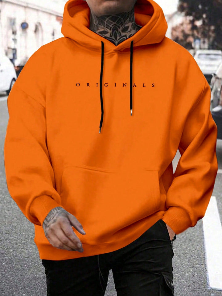 Originals | Sweat-shirt à capuche pour homme avec imprimé lettres 2