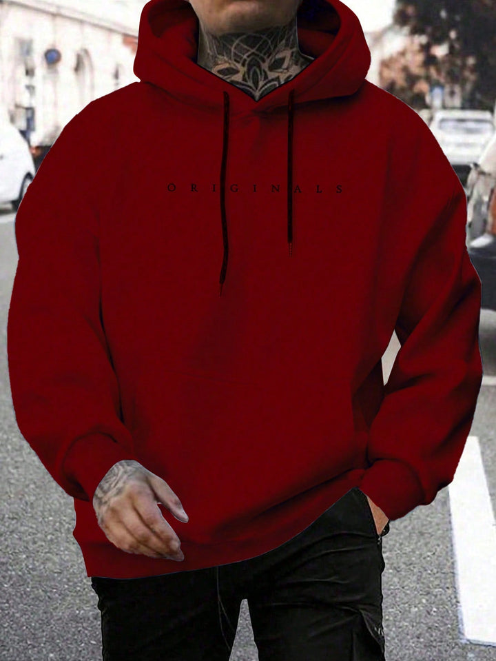 Originals | Sweat-shirt à capuche pour homme avec imprimé lettres 3