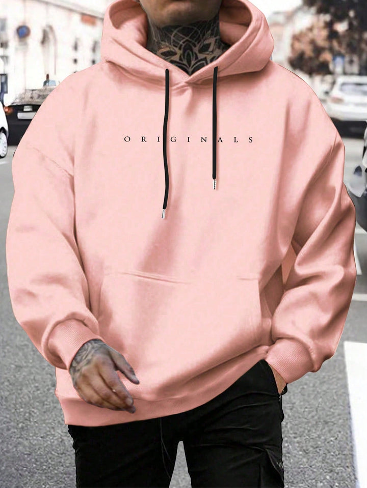 Originals | Sweat-shirt à capuche pour homme avec imprimé lettres 4