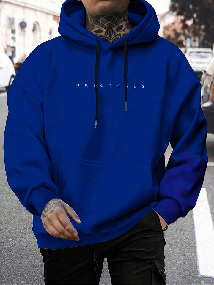 Originals | Sweat-shirt à capuche pour homme avec imprimé lettres 5
