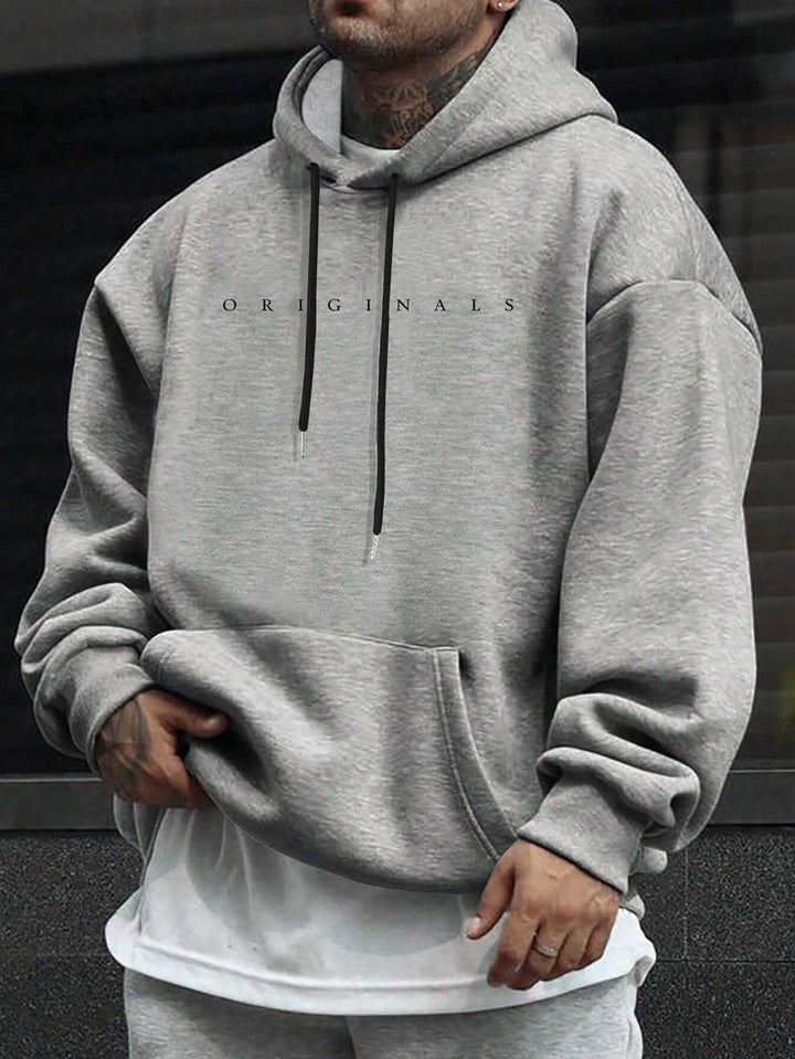 Originals | Sweat-shirt à capuche pour homme avec imprimé lettres 6