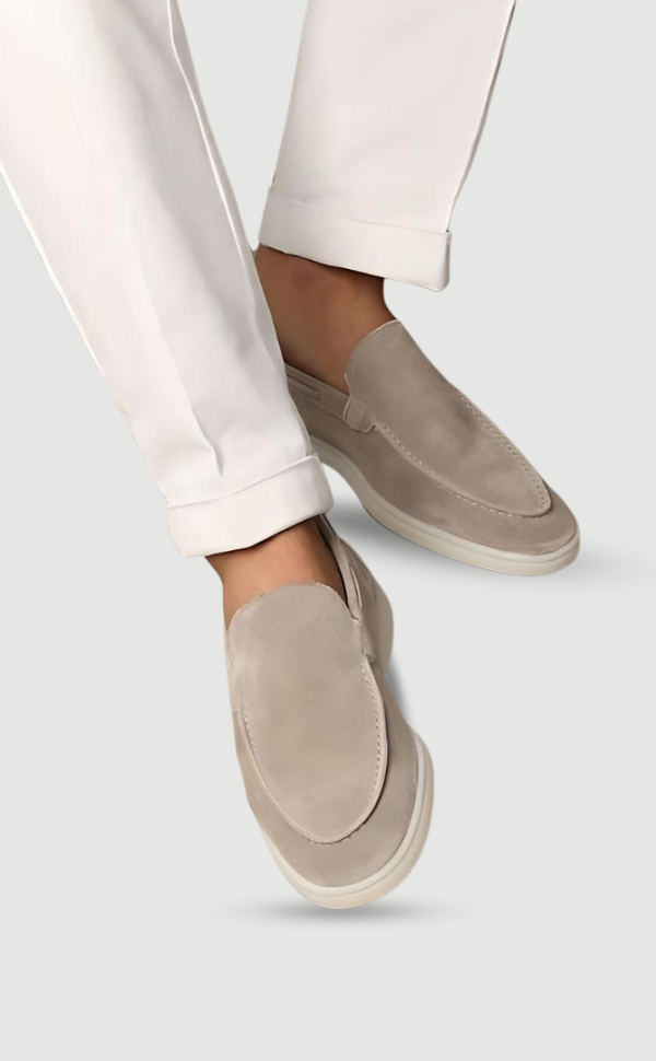 Oskar | Mocassins en daim pour hommes 0