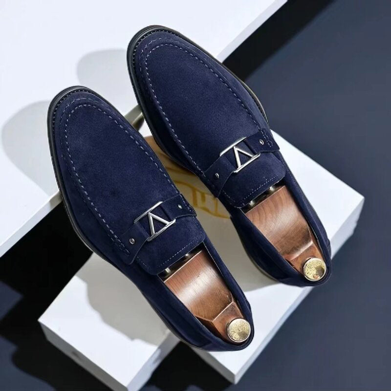 Oskar | Mocassins en daim pour hommes 2