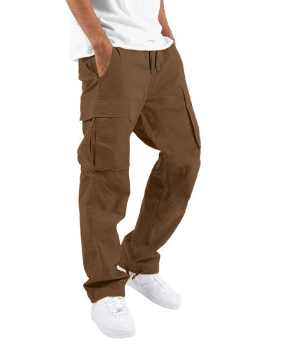 Pantalon cargo pour homme | Coupe ample à jambes larges
