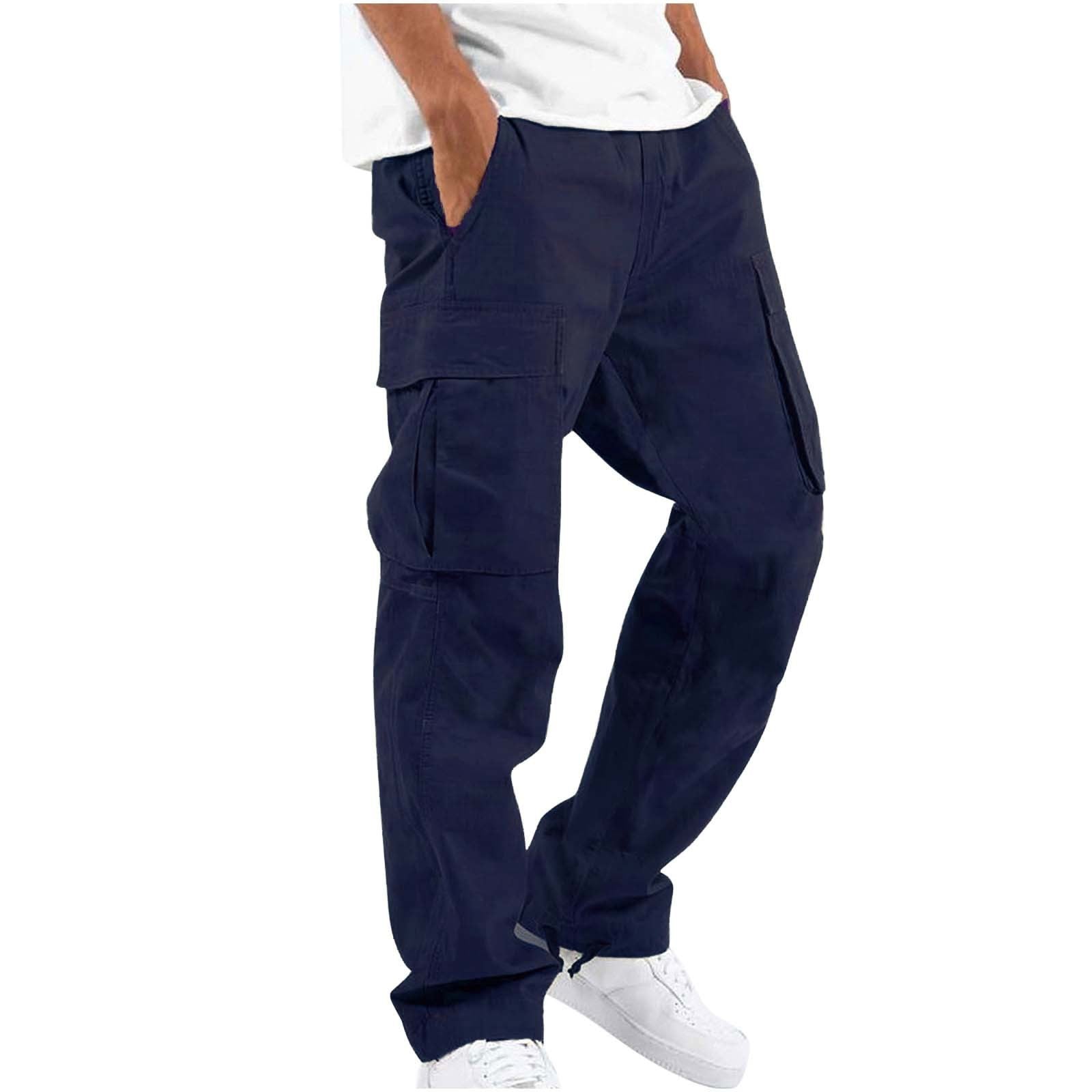 Pantalon cargo pour homme | Coupe ample à jambes larges