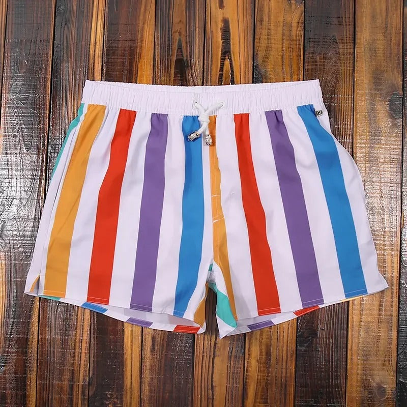 Pantalon court à rayures maritimes 3