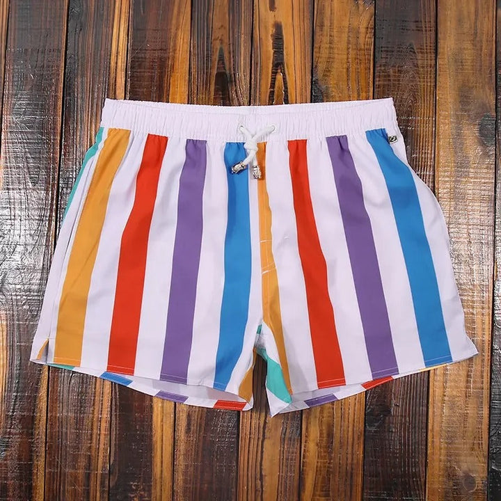 Pantalon court à rayures maritimes 3