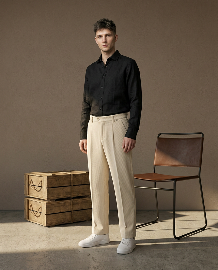 Pantalon de survêtement pour homme | Coupe ample | Poches confortables | Usage décontracté et professionnel 1