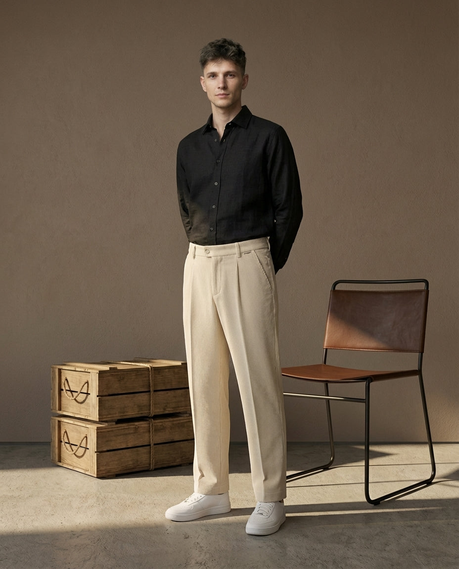 Pantalon de survêtement pour homme | Coupe ample | Poches confortables | Usage décontracté et professionnel 4