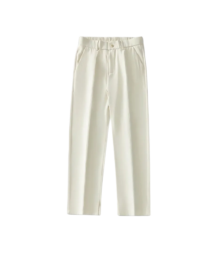 Pantalon élégant plissé pour homme | Coupe droite | Poches fonctionnelles | Idéal pour le travail et les occasions formelles 0